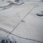 Tornado Damage Through Snow